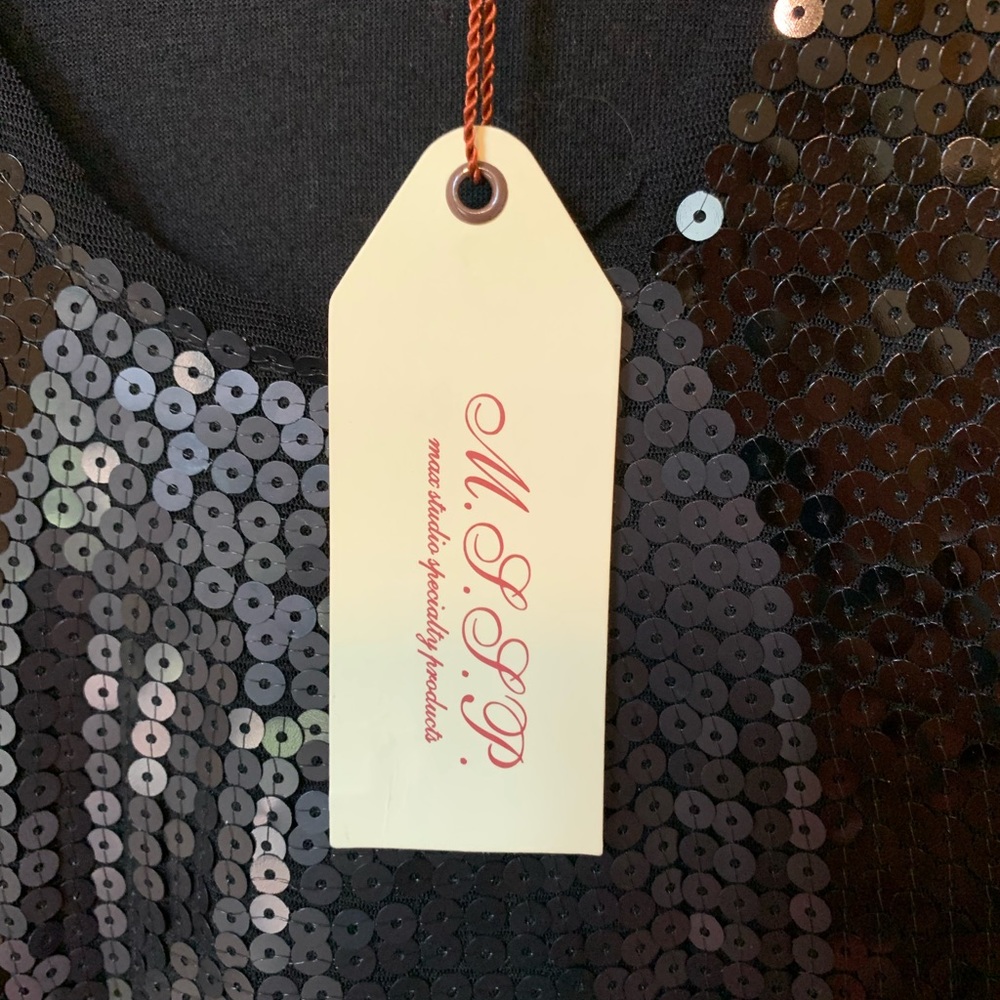 M.S.S.P Black sequin dress - NWT - Picture 5 of 5